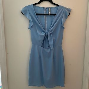 💙 LUCY IN THE SKY TIE FRONT DRESS 💙